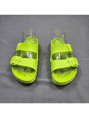 Birkenstock Arizona EVA Neon Active Lime Sandals 38 EU Women’s 7 Men’s 5 Green
